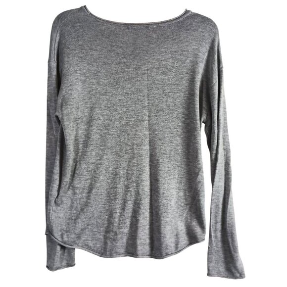 Rachel Zoe BLESSED Cashmere Blend Sweater M Grey Multicolor Soft Lightweight - Picture 4 of 4
